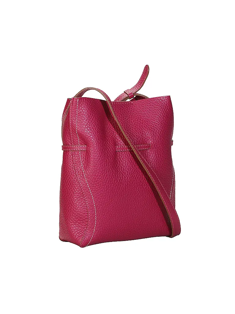 GIANNI CHIARINI | Ledertasche - Bucket Bag SIENNA | Pink