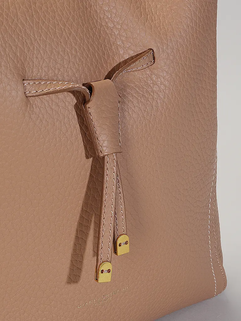 GIANNI CHIARINI | Ledertasche - Bucket Bag SIENNA | Beige
