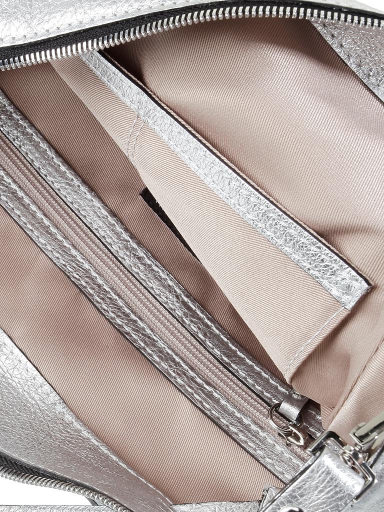 GIANNI CHIARINI | Ledertasche - Handtasche "Origami" | silber