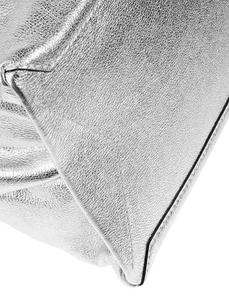 GIANNI CHIARINI | Ledertasche - Handtasche "Origami" | silber