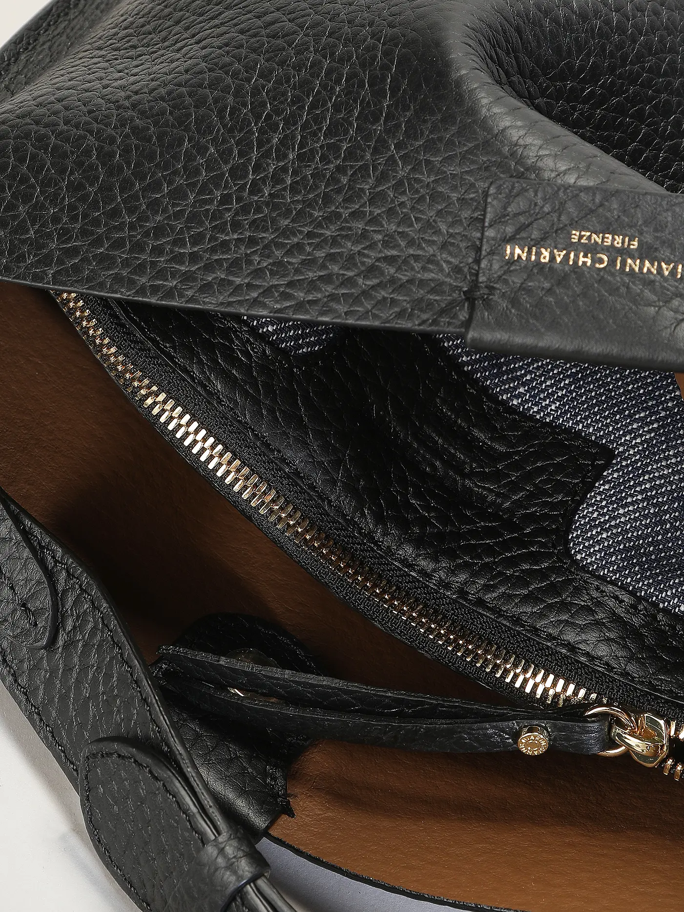 GIANNI CHIARINI | Ledertasche - Hobo Bag ARETHA | schwarz