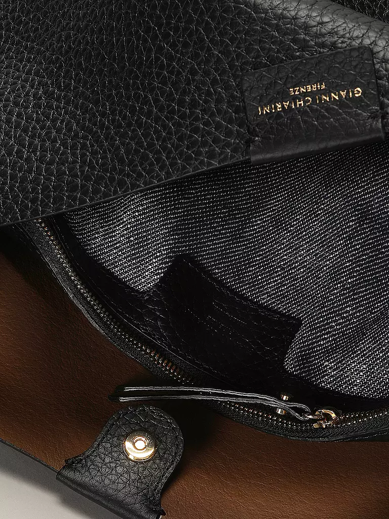 GIANNI CHIARINI | Ledertasche - Hobo Bag ARETHA | schwarz