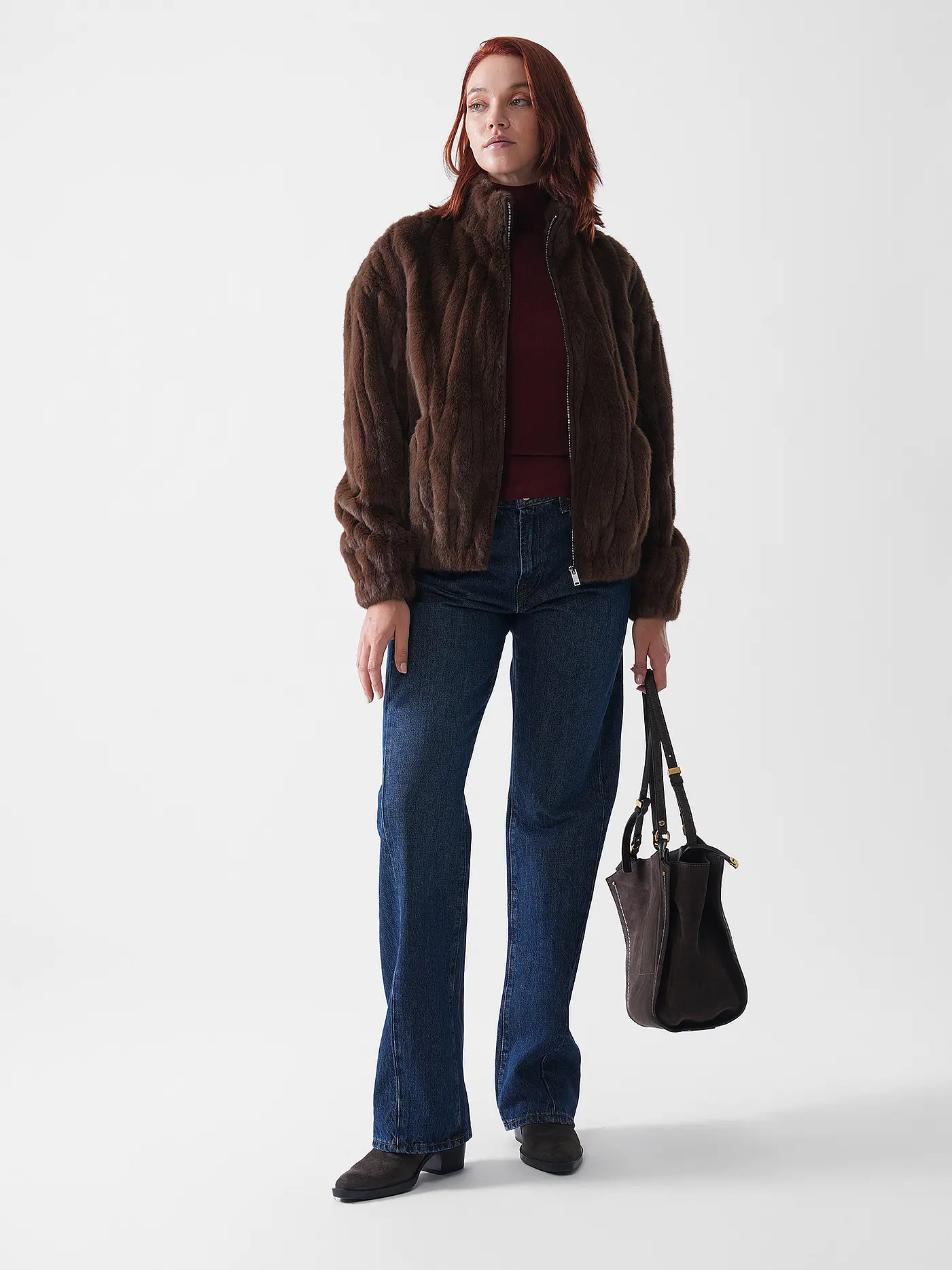 GIANNI CHIARINI | Ledertasche - Hobo Bag BLOOM | braun