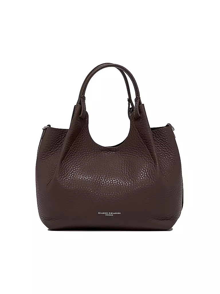GIANNI CHIARINI | Ledertasche - Hobo Bag DUA  | braun
