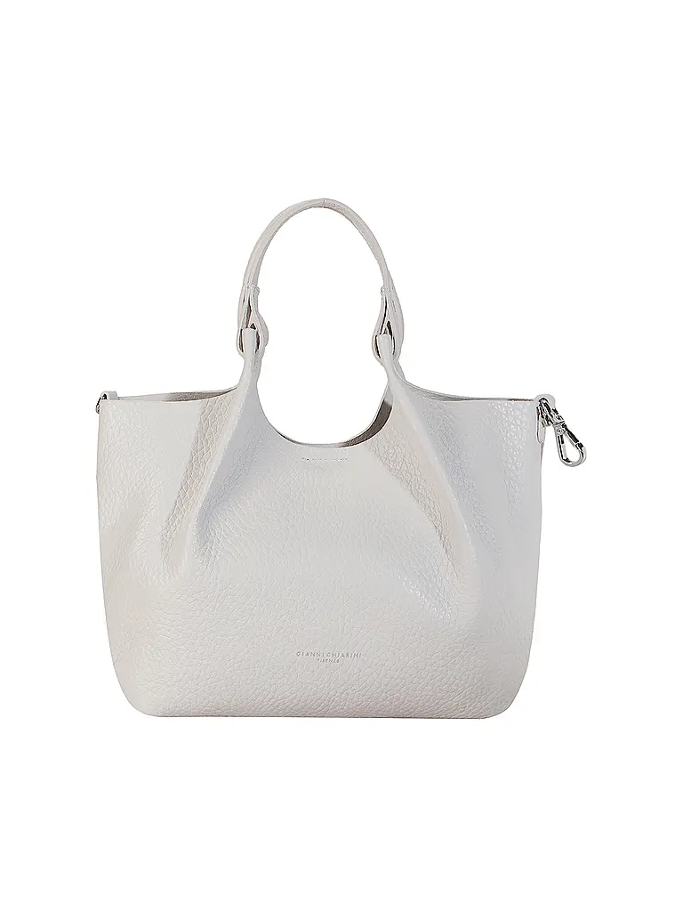 GIANNI CHIARINI | Ledertasche - Hobo Bag DUA  | Weiss