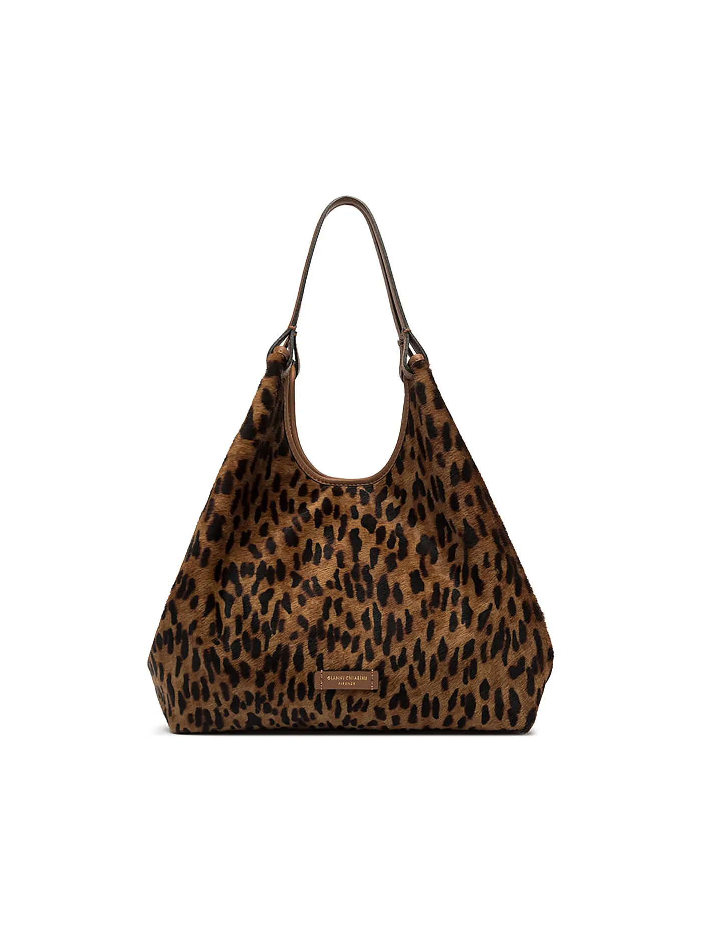 GIANNI CHIARINI | Ledertasche - Hobo Bag DUA LEO | braun