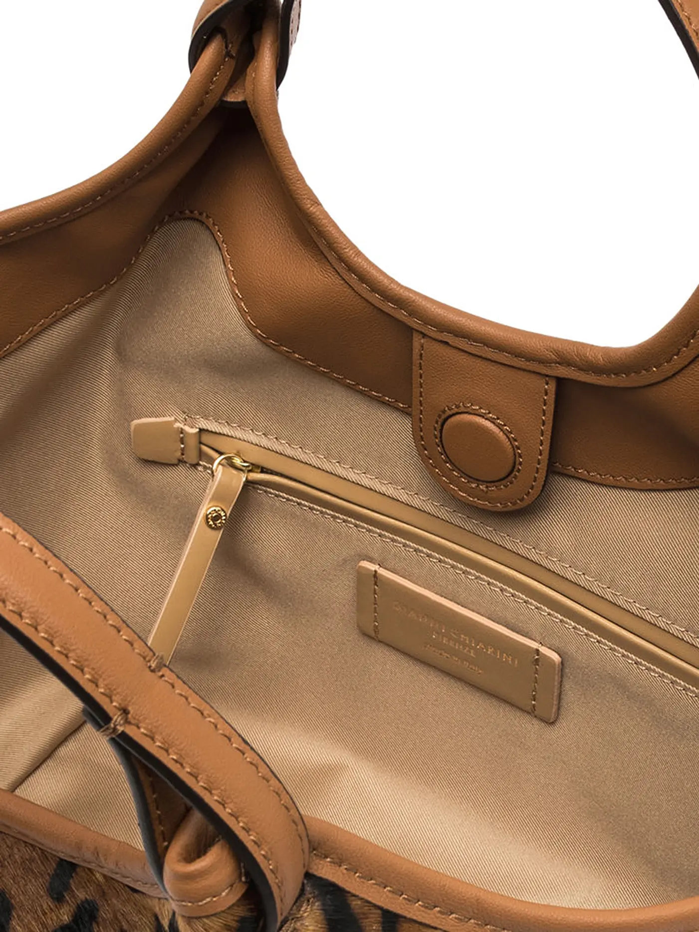 GIANNI CHIARINI | Ledertasche - Hobo Bag DUA LEO | braun