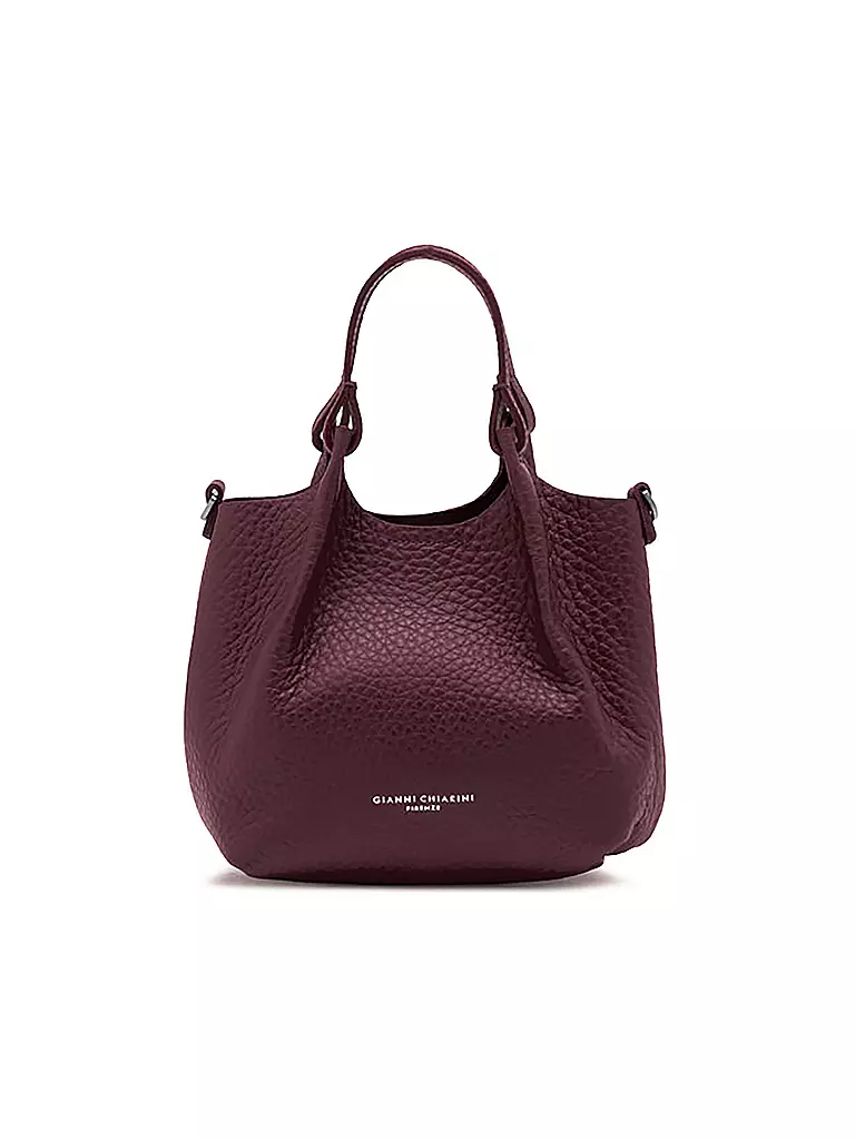 GIANNI CHIARINI | Ledertasche - Hobo Bag DUA Small | dunkelrot