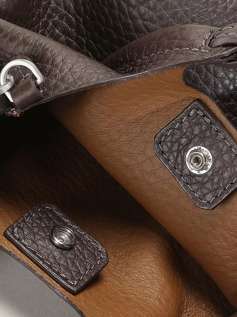 GIANNI CHIARINI | Ledertasche - Hobo Bag DUA Small | dunkelrot