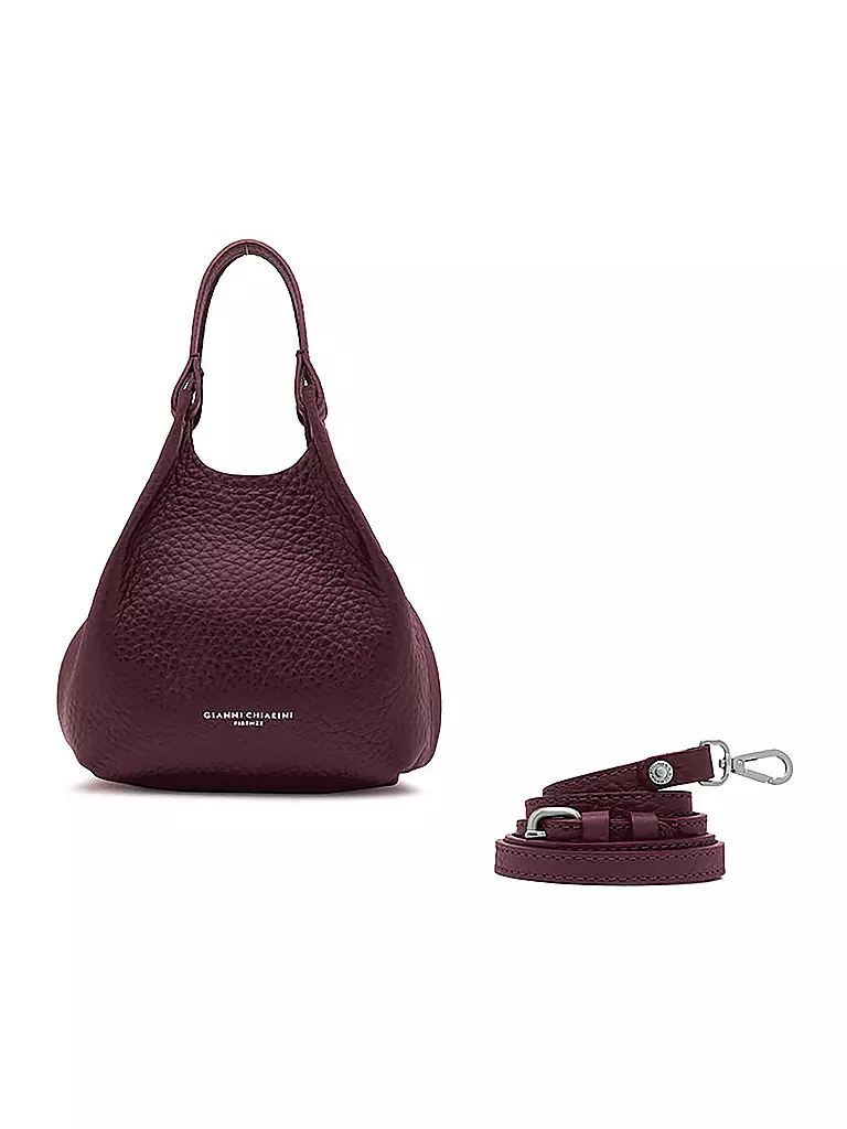GIANNI CHIARINI | Ledertasche - Hobo Bag DUA Small | grau