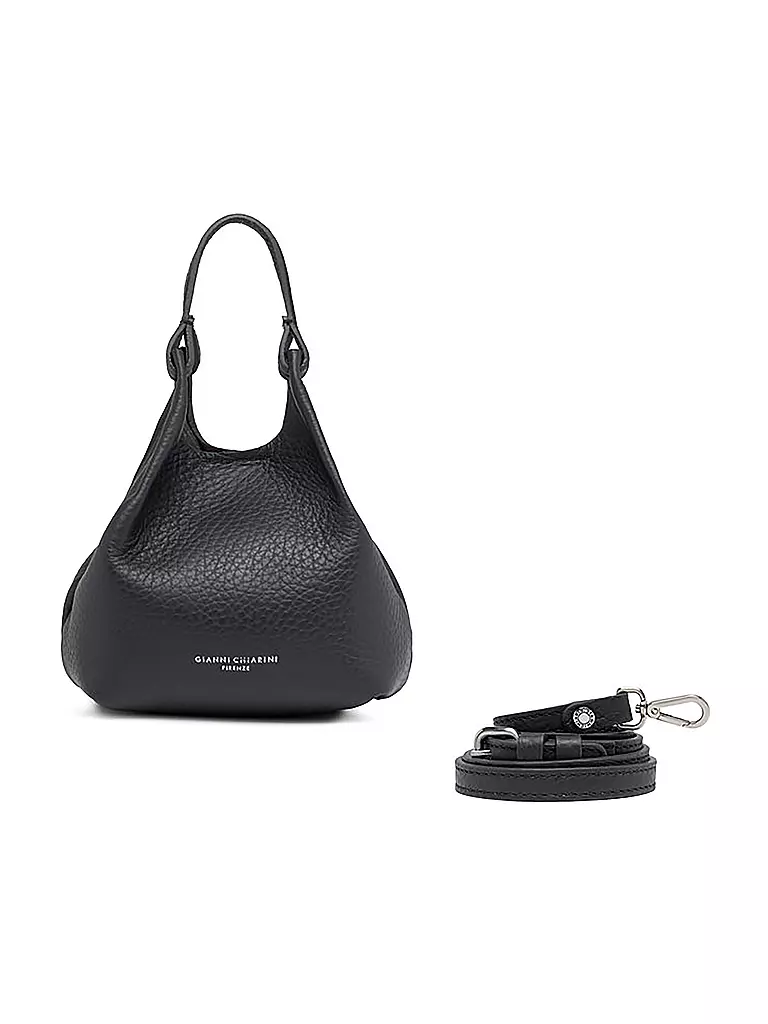 GIANNI CHIARINI | Ledertasche - Hobo Bag DUA Small | dunkelrot
