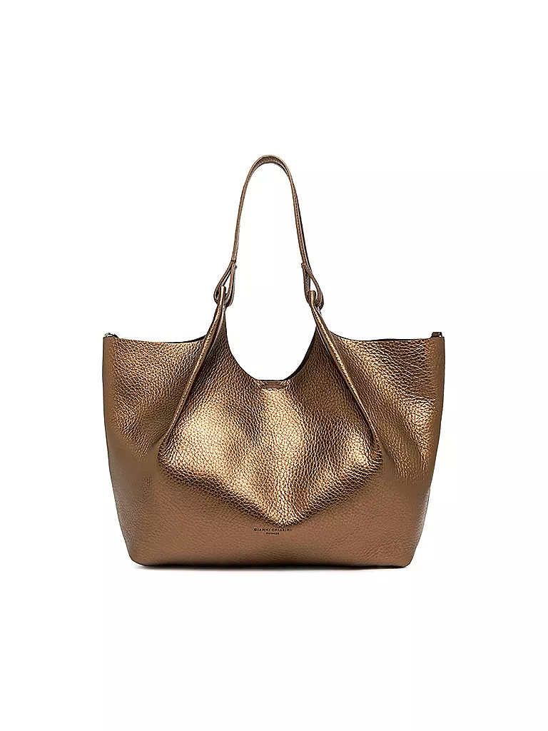 GIANNI CHIARINI | Ledertasche - Hobo Bag DUA | braun