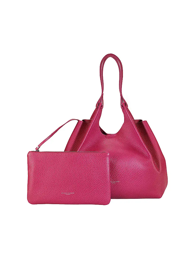 GIANNI CHIARINI | Ledertasche - Hobo Bag DUA | Pink