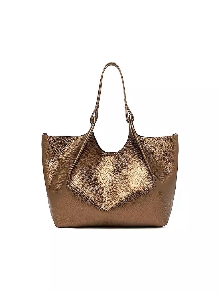 GIANNI CHIARINI | Ledertasche - Hobo Bag DUA | braun