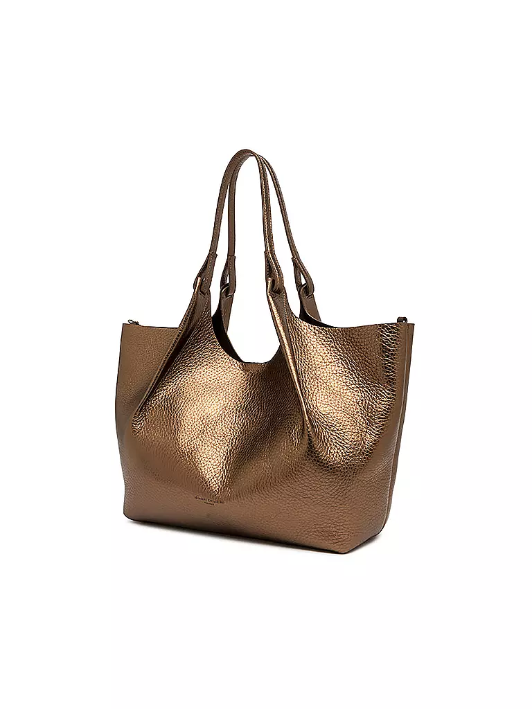 GIANNI CHIARINI | Ledertasche - Hobo Bag DUA | braun