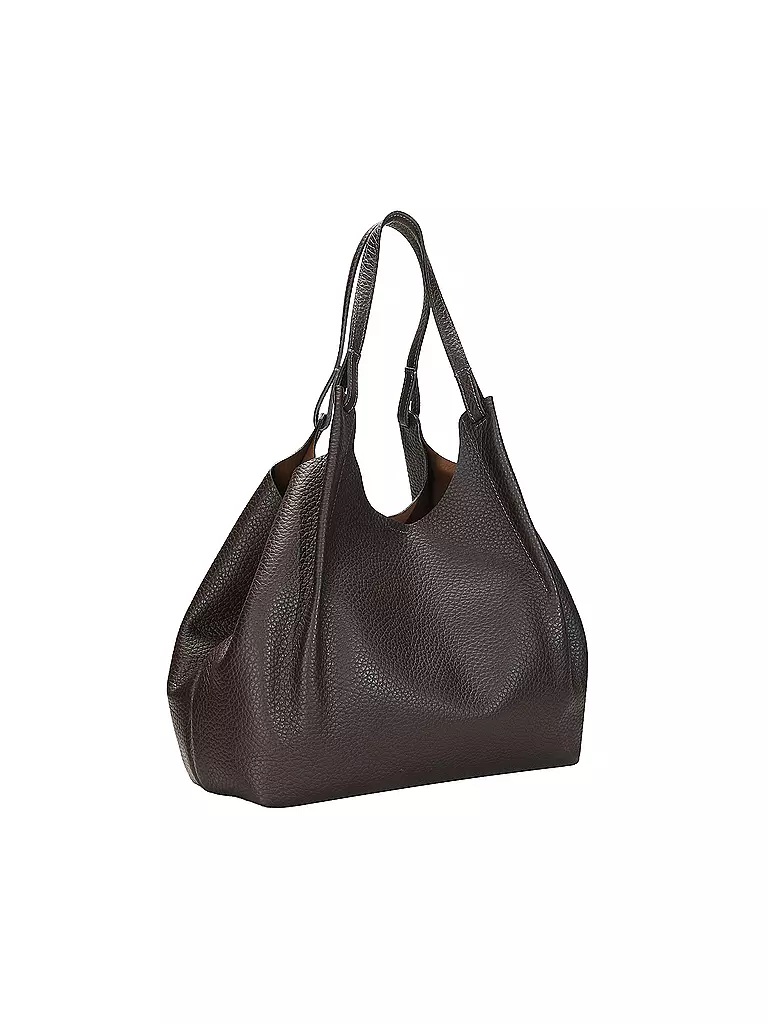 GIANNI CHIARINI | Ledertasche - Hobo Bag DUA | braun