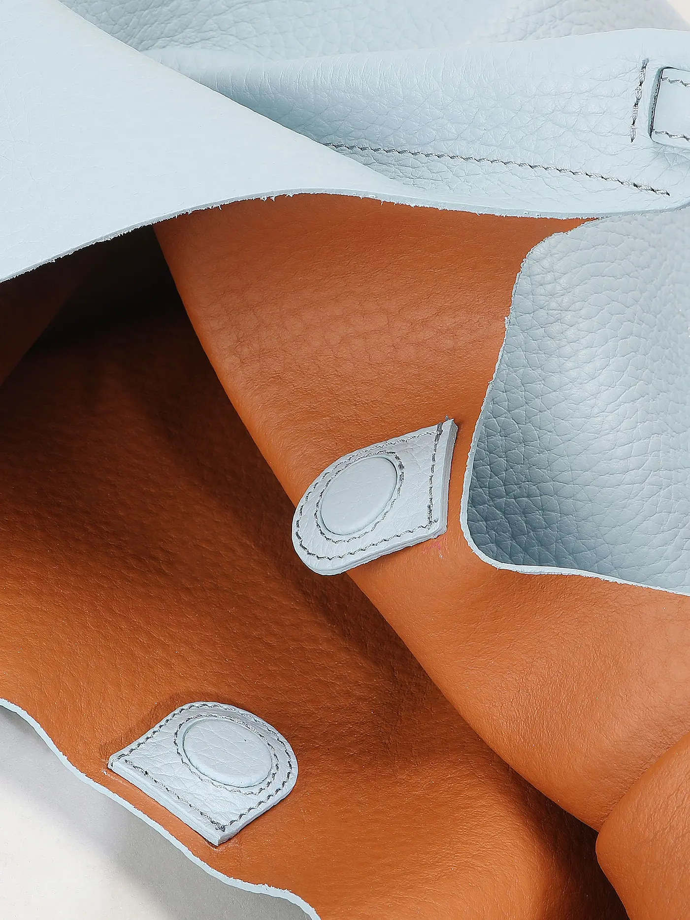 GIANNI CHIARINI | Ledertasche - Hobo Bag DUA | hellblau
