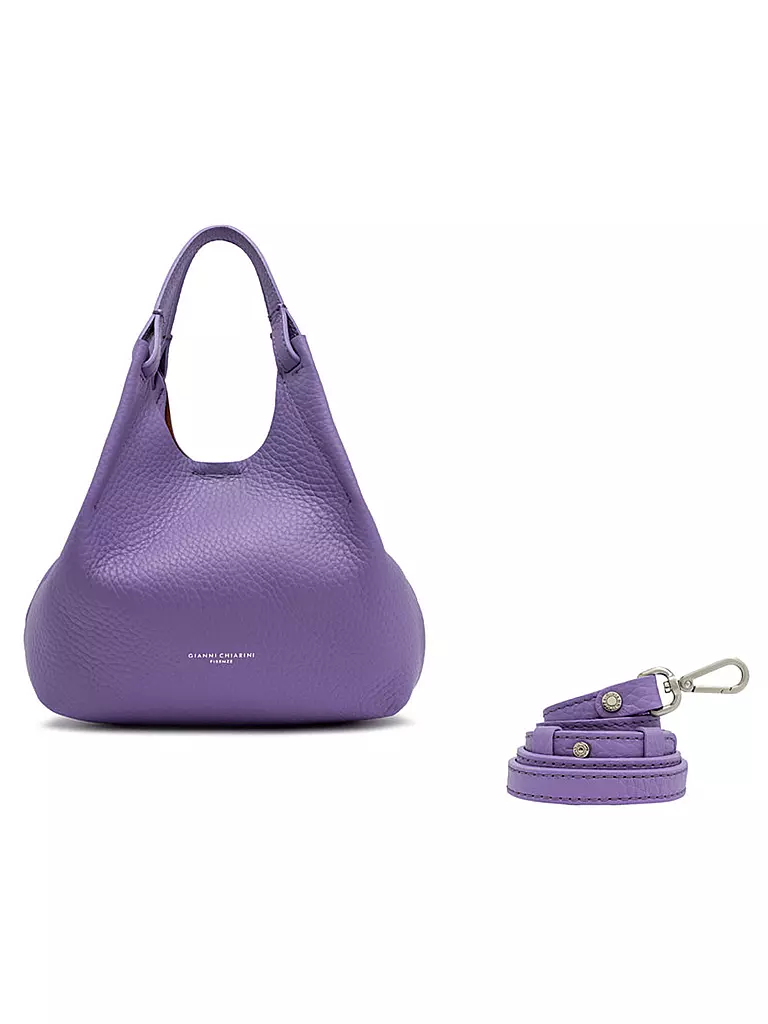 GIANNI CHIARINI | Ledertasche - Hobo Bag DUA | hellblau