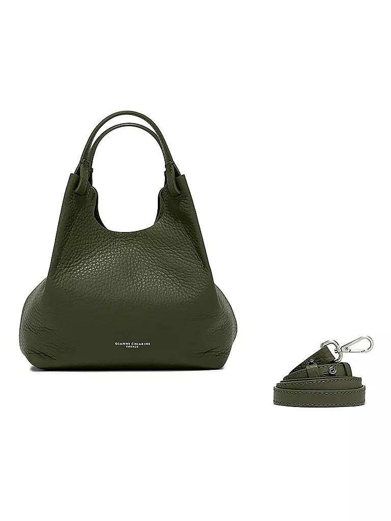 GIANNI CHIARINI | Ledertasche - Hobo Bag DUA | dunkelrot