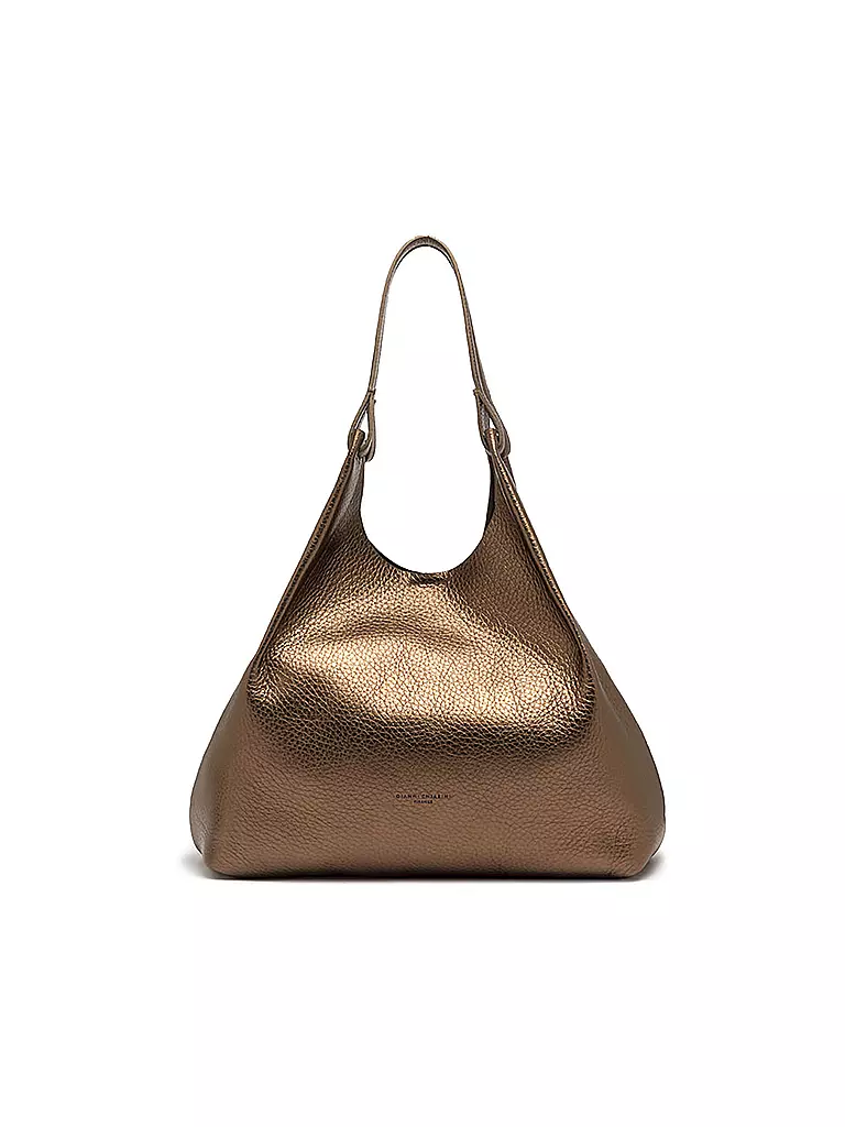 GIANNI CHIARINI | Ledertasche - Hobo Bag DUA | braun