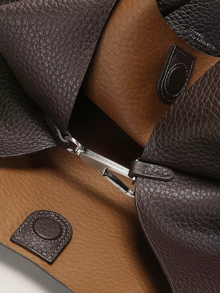 GIANNI CHIARINI | Ledertasche - Hobo Bag DUA | braun