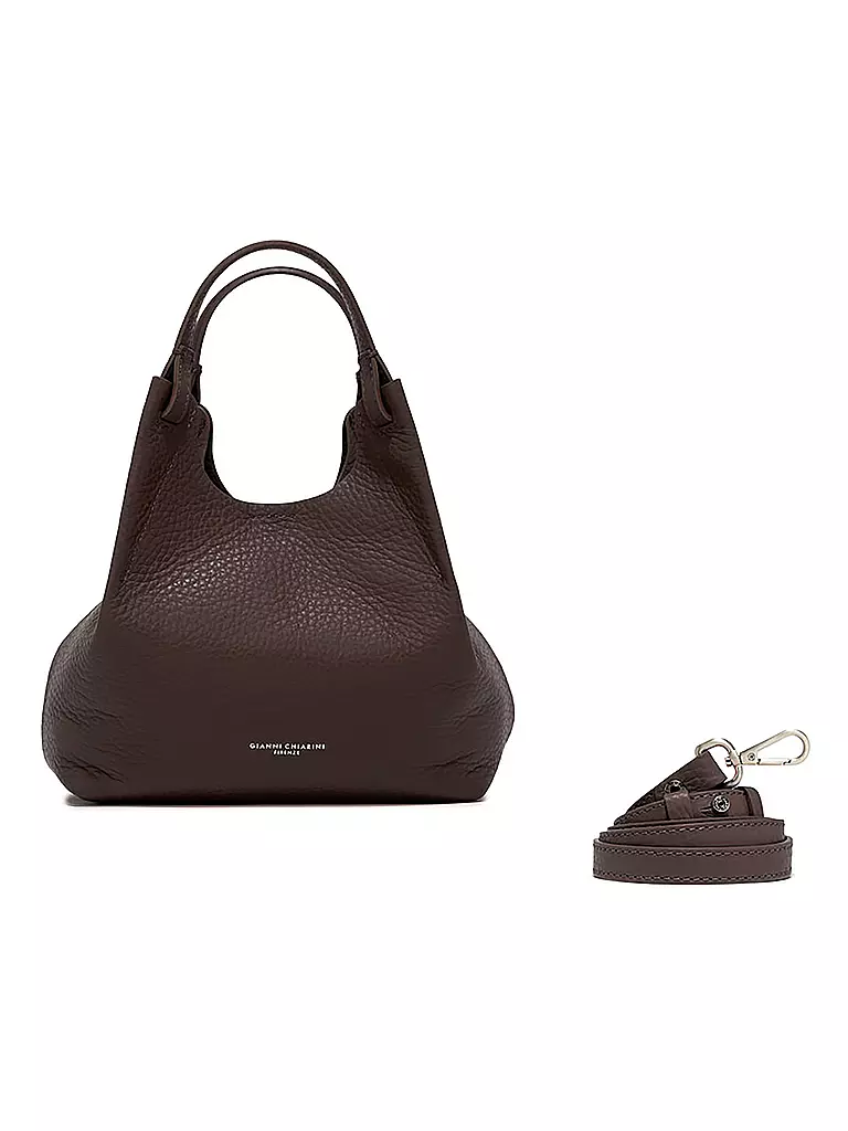 GIANNI CHIARINI | Ledertasche - Hobo Bag DUA | dunkelrot