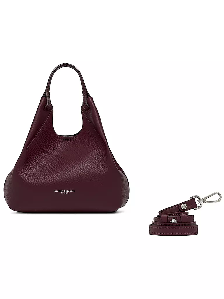 GIANNI CHIARINI | Ledertasche - Hobo Bag DUA | grau