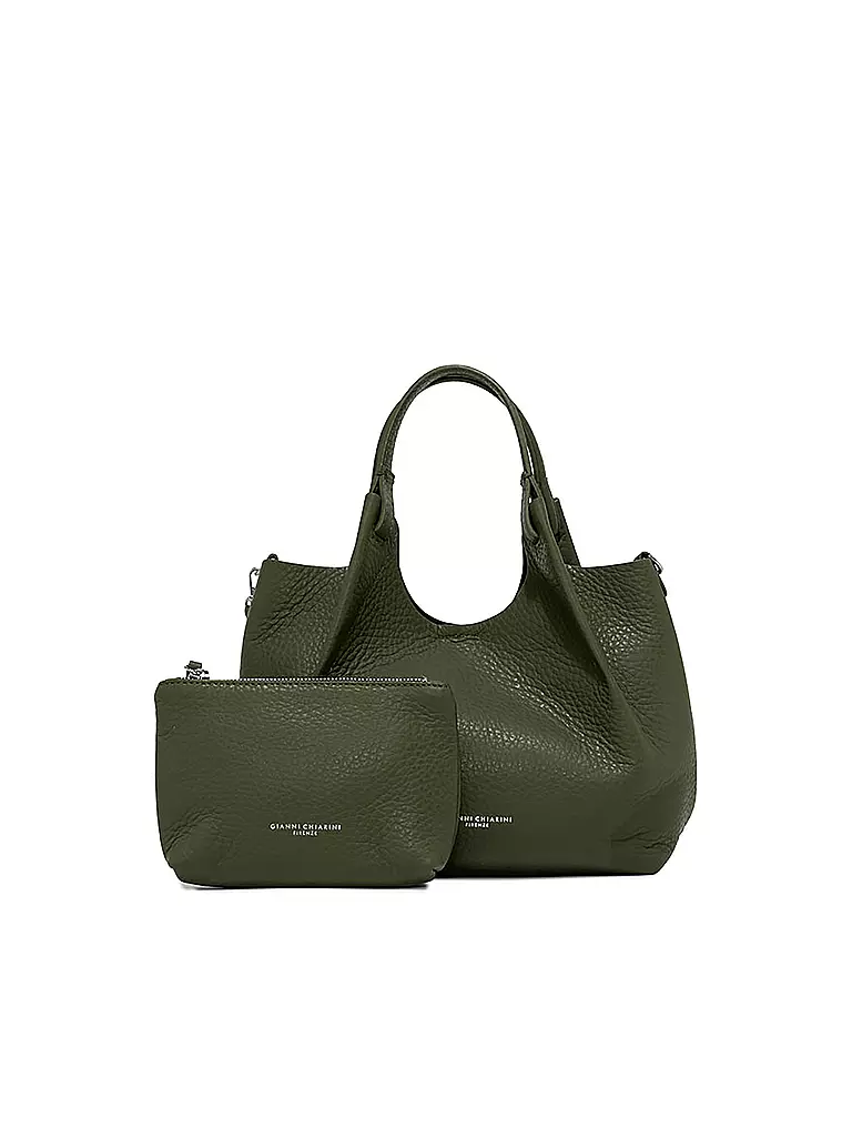 GIANNI CHIARINI | Ledertasche - Hobo Bag DUA | dunkelrot