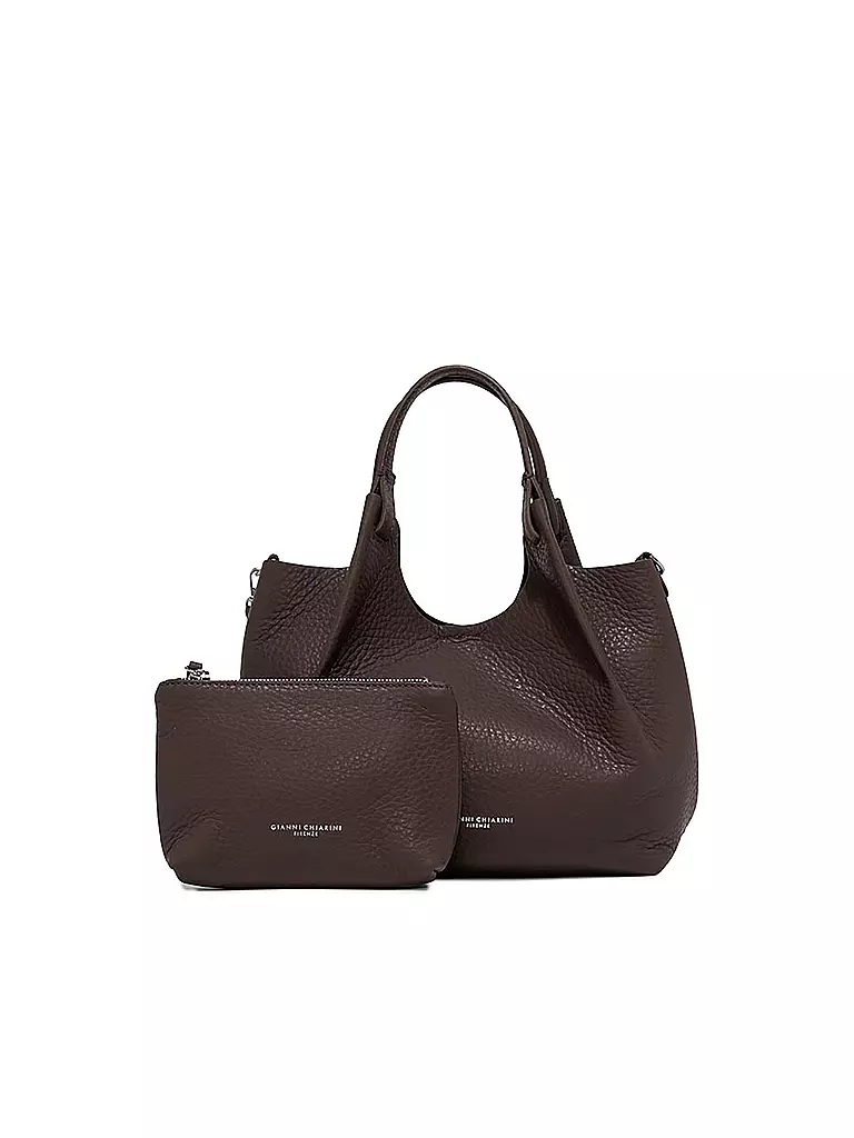 GIANNI CHIARINI | Ledertasche - Hobo Bag DUA | dunkelrot