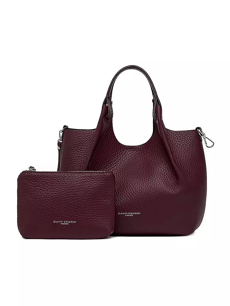 GIANNI CHIARINI | Ledertasche - Hobo Bag DUA | grau