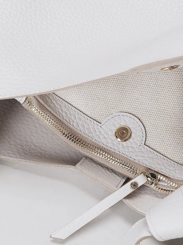 GIANNI CHIARINI | Ledertasche - Shopper AMIRA | Weiss