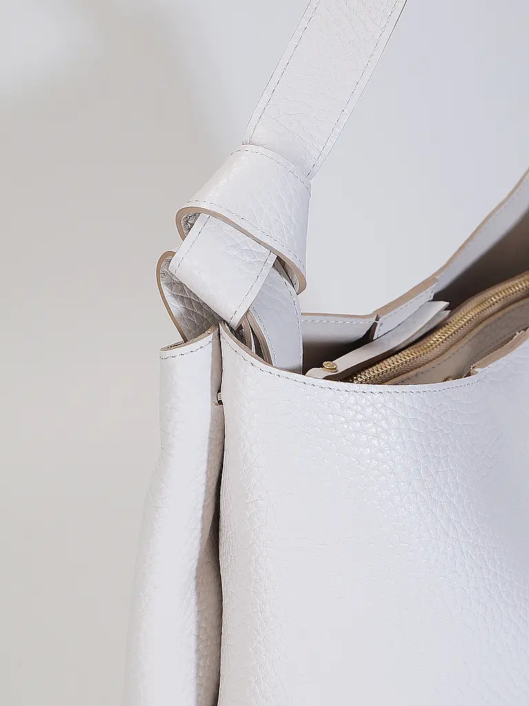 GIANNI CHIARINI | Ledertasche - Shopper AMIRA | Weiss