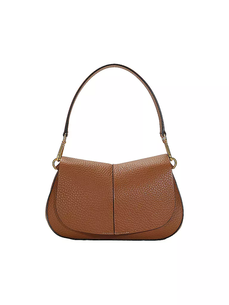 GIANNI CHIARINI | Ledertasche - Umhängetasche HELENA ROUND | camel