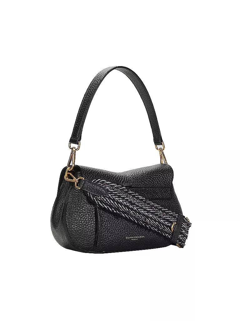 GIANNI CHIARINI | Ledertasche - Umhängetasche HELENA ROUND | schwarz