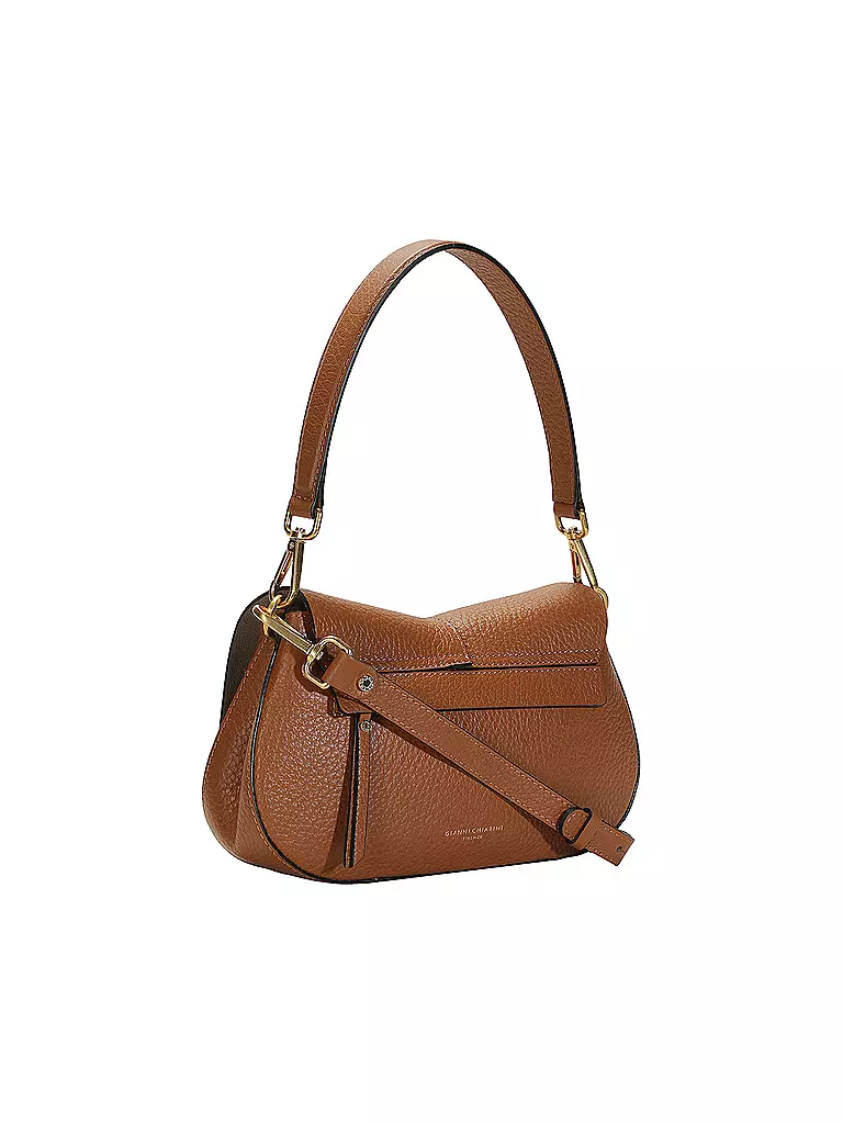 GIANNI CHIARINI | Ledertasche - Umhängetasche HELENA ROUND | camel