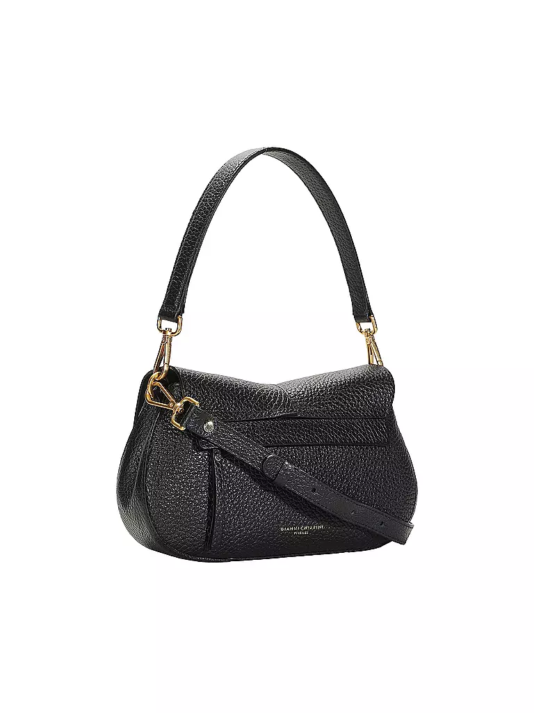GIANNI CHIARINI | Ledertasche - Umhängetasche HELENA ROUND | schwarz
