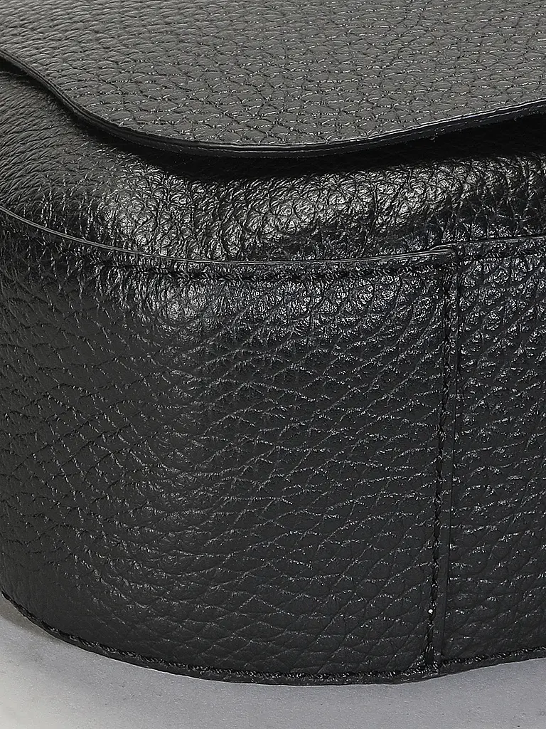 GIANNI CHIARINI | Ledertasche - Umhängetasche HELENA ROUND | Schwarz