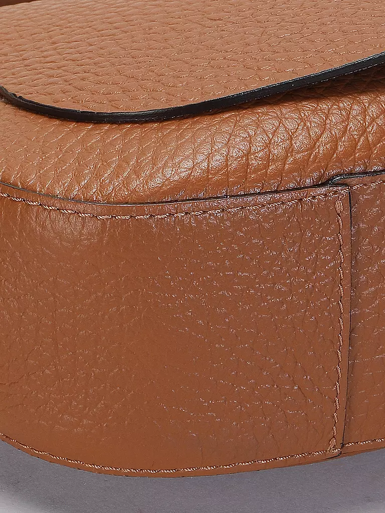GIANNI CHIARINI | Ledertasche - Umhängetasche HELENA ROUND | camel