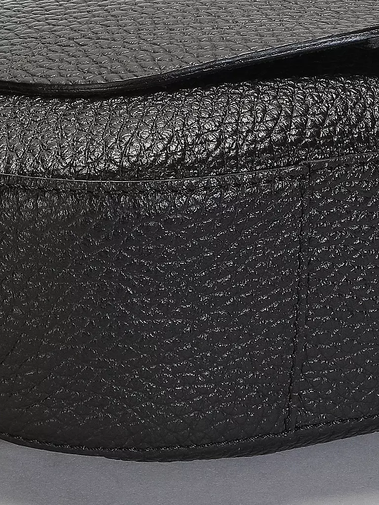 GIANNI CHIARINI | Ledertasche - Umhängetasche HELENA ROUND | schwarz
