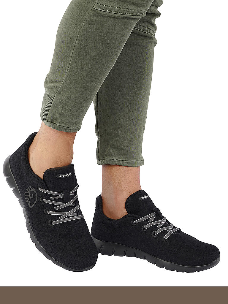 GIESSWEIN | Sneaker " Merino Runner " | schwarz