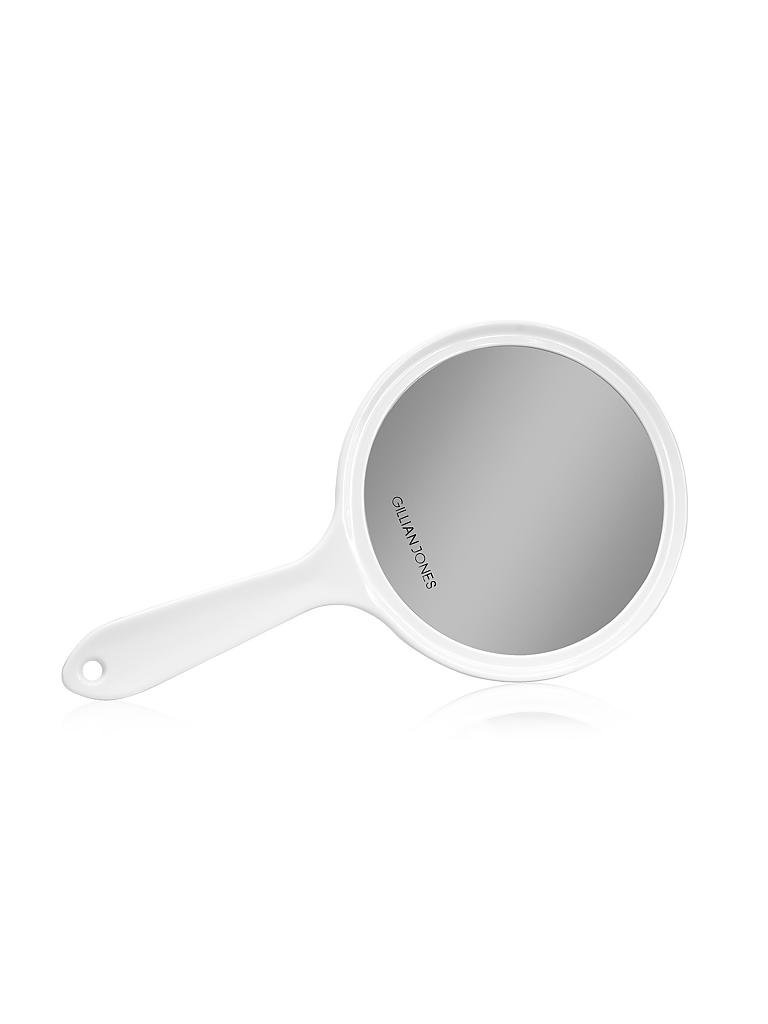 GILLIAN JONES | Spiegel - Hand Mirror  ( white - Dia. 15,5cm ) | schwarz