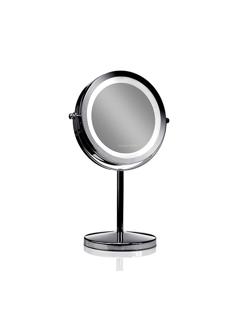 GILLIAN JONES | Spiegel - LED Table Mirror ( gunsmoke - Dia. 17cm ) | grau