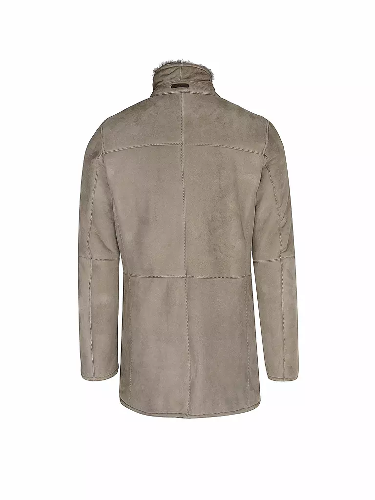 GIMO'S | Lederjacke | beige