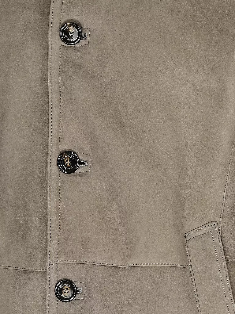 GIMO'S | Lederjacke | beige