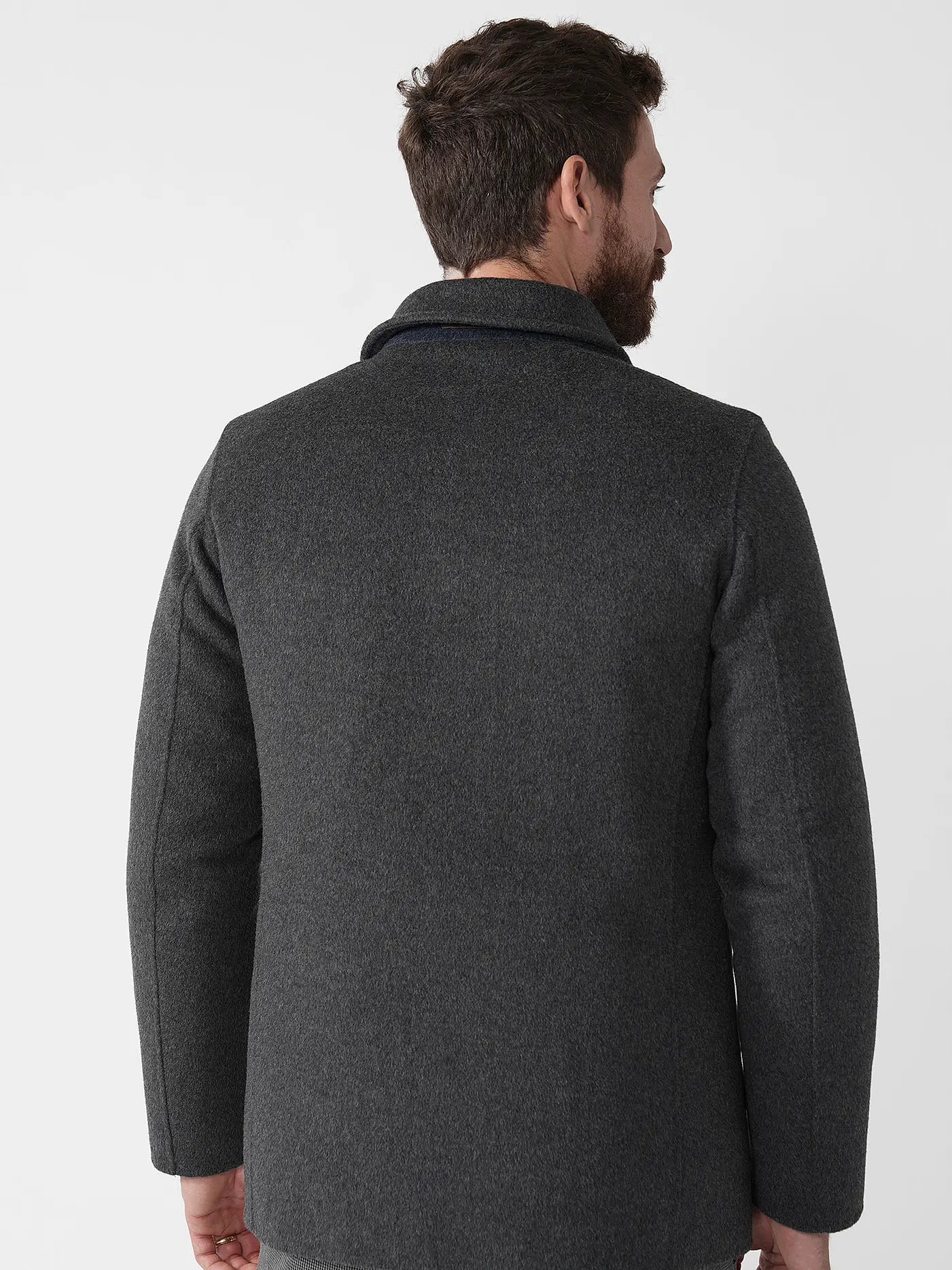 GIMO'S | Wollmantel | grau