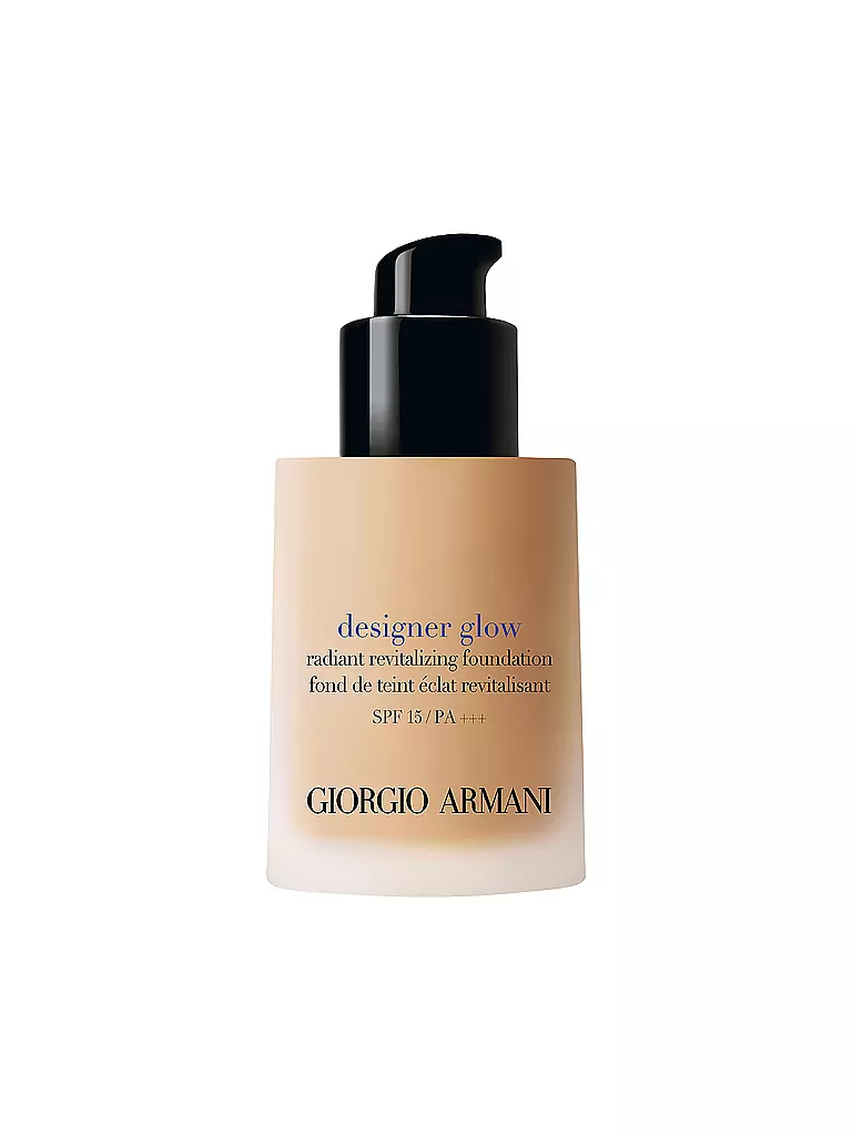 GIORGIO ARMANI COSMETICS |  Designer Glow Foundation 30ml LSF 20 (4) | camel