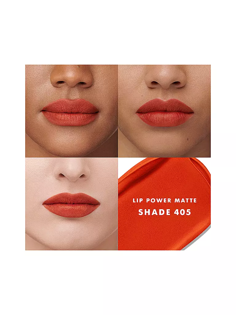 GIORGIO ARMANI COSMETICS | Lippenstift - Lip Power Matte (405) | dunkelrot
