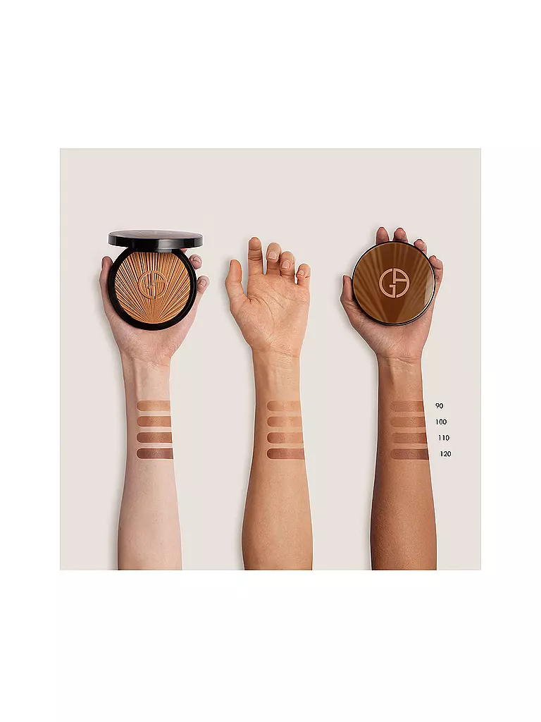 GIORGIO ARMANI COSMETICS | Luminous Silk Bronzer (110 Sun Embrace) | hellbraun