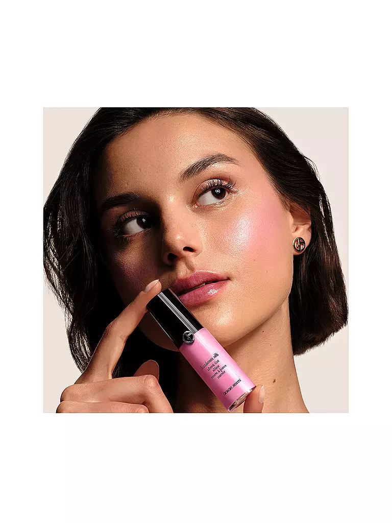 GIORGIO ARMANI COSMETICS | Luminous Silk Cheek Tint Shine (53S Cosmic Pink) | rosa