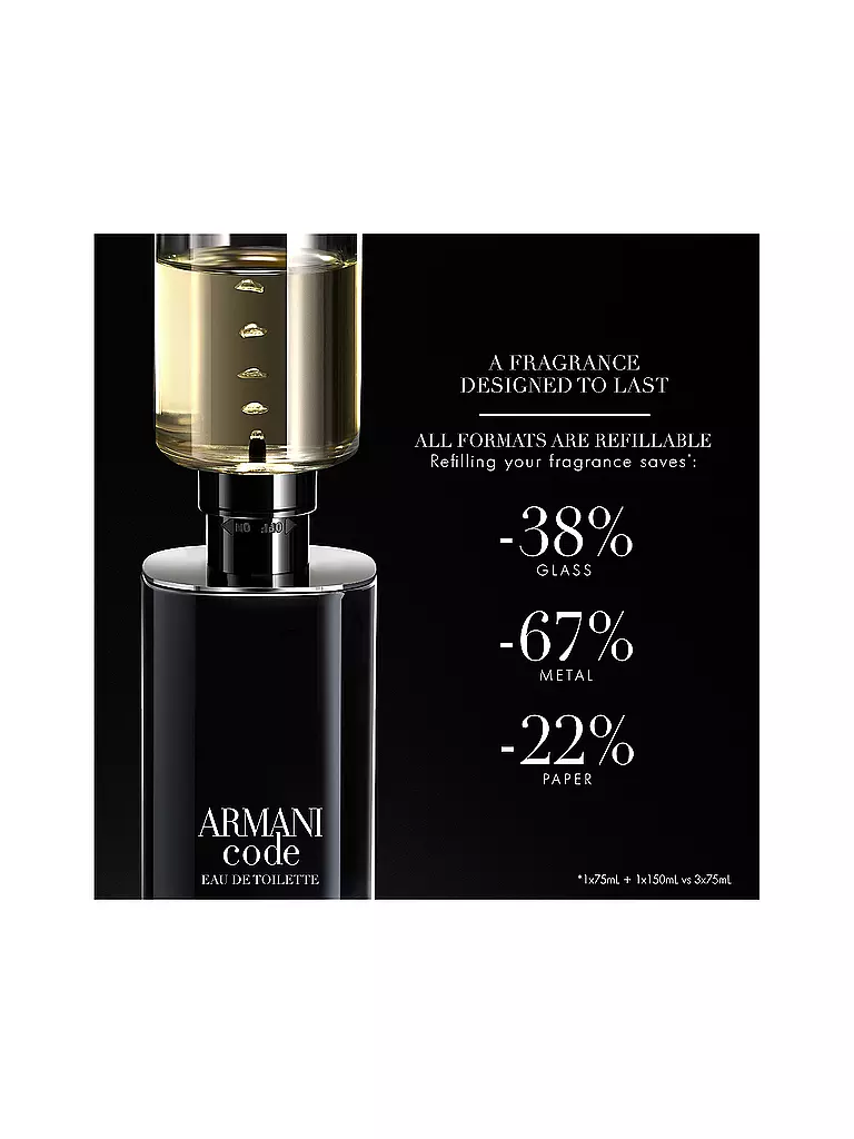 GIORGIO ARMANI | Code Eau de Toilette 50ml Nachfüllbar | keine Farbe